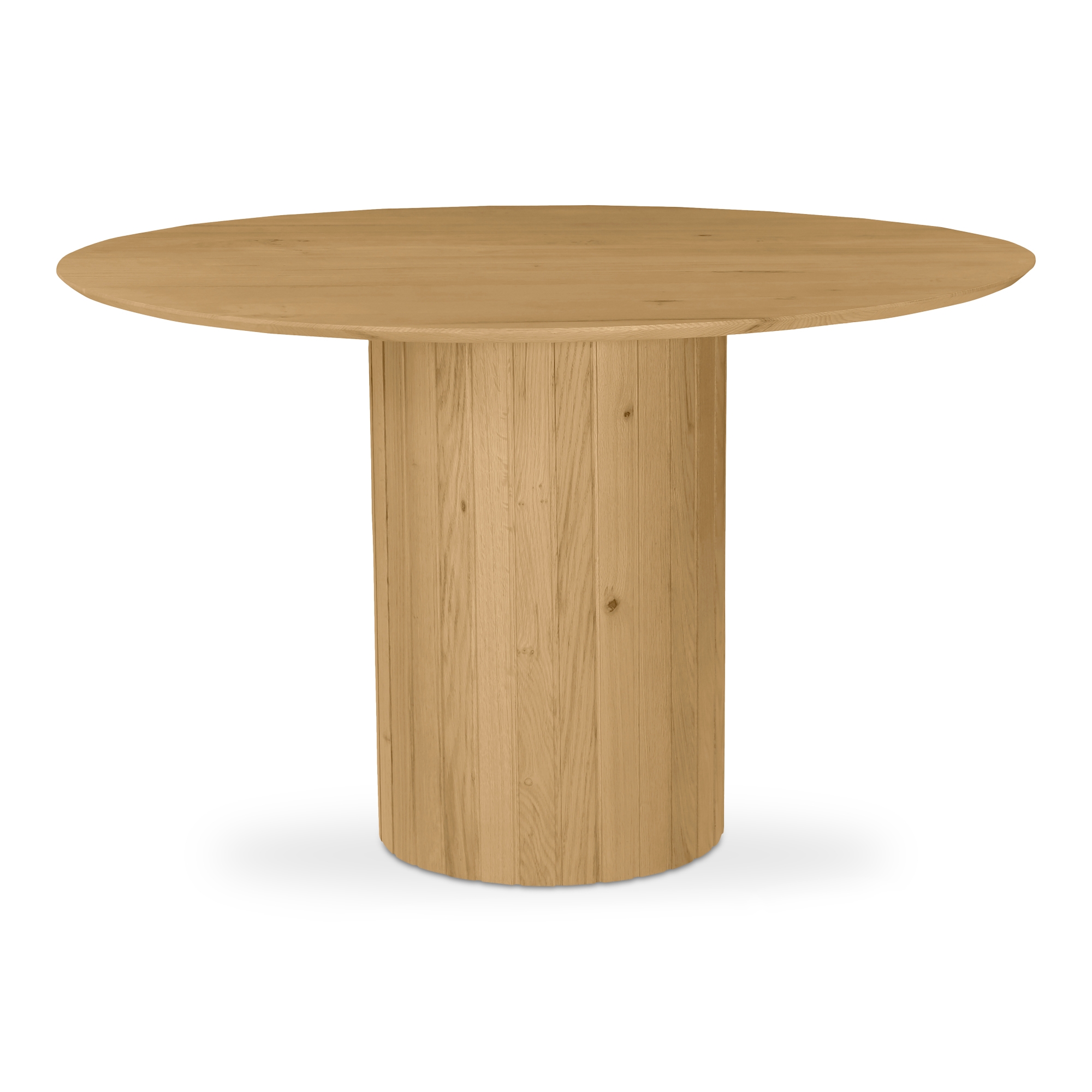 Povera Round Dining Table Oak - Image 0