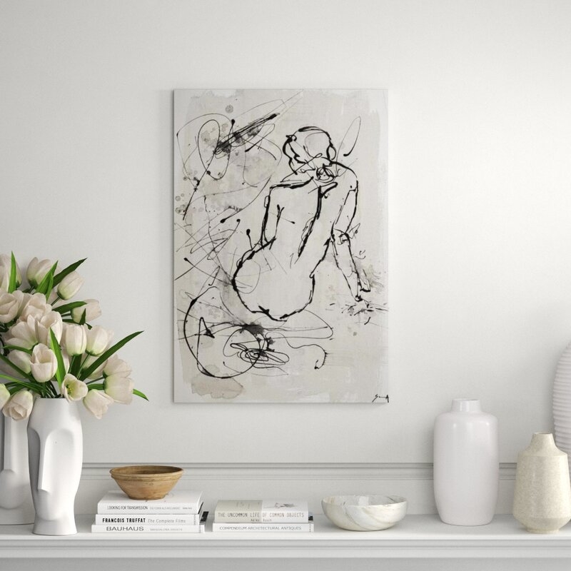 Chelsea Art Studio Contour Figure I by Altamura Stefano - Wrapped Canvas Painting - Image 0