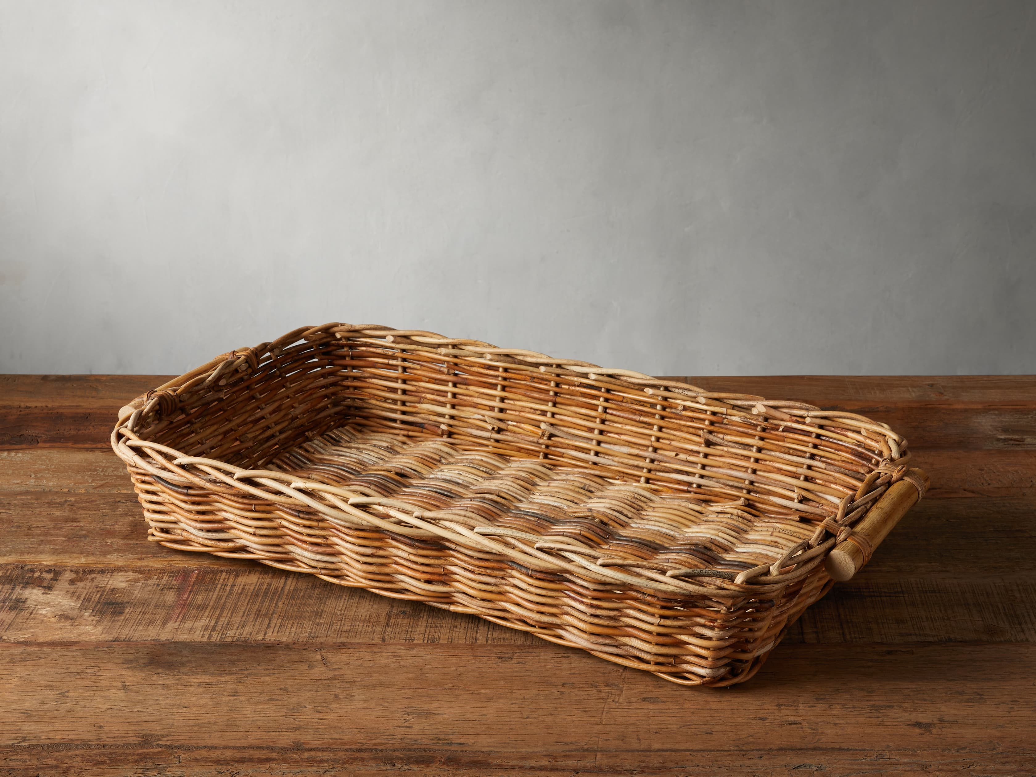Delmore Tray in Natural Fiber Brown - Image 0