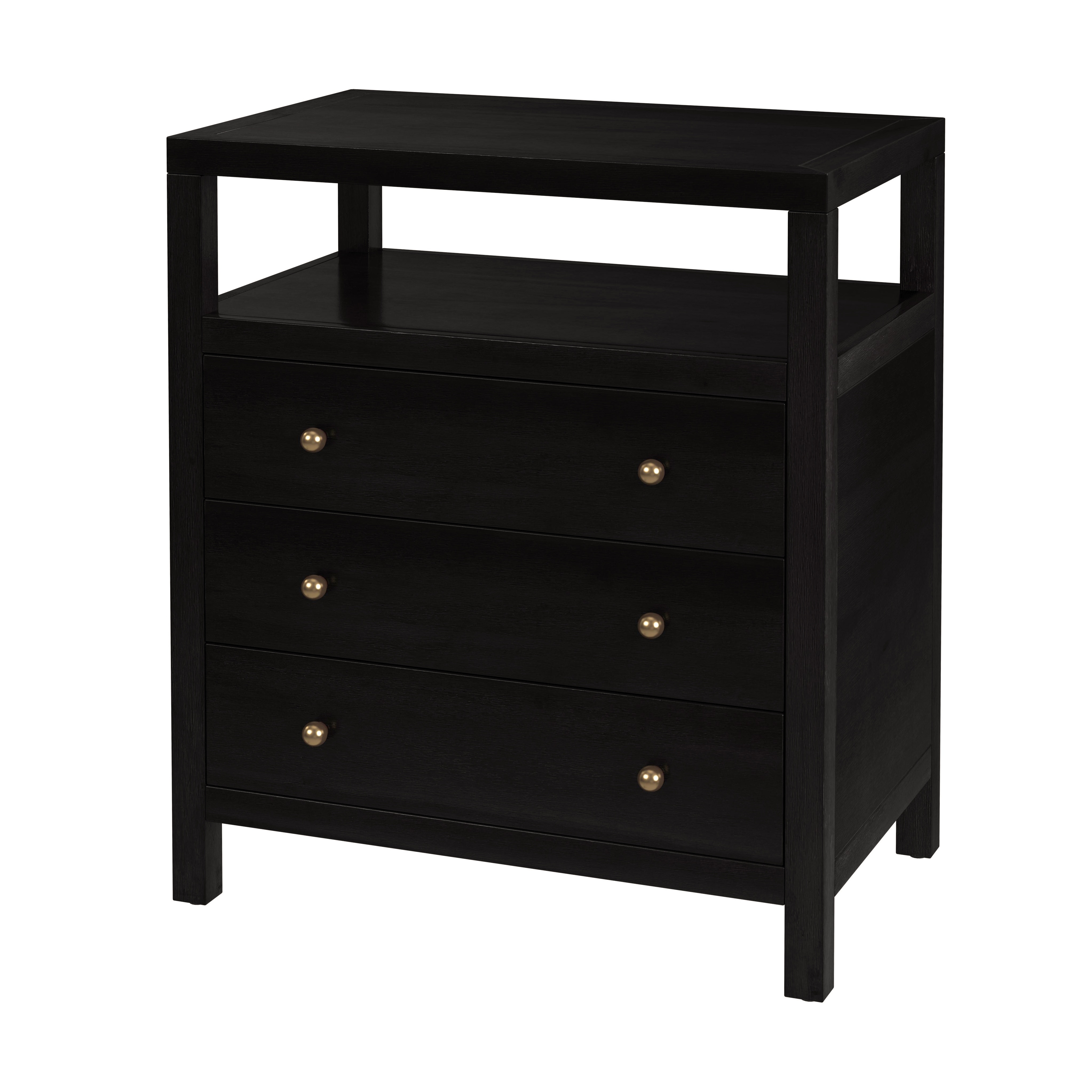 Nora Antique Coffee Nightstand - Image 0