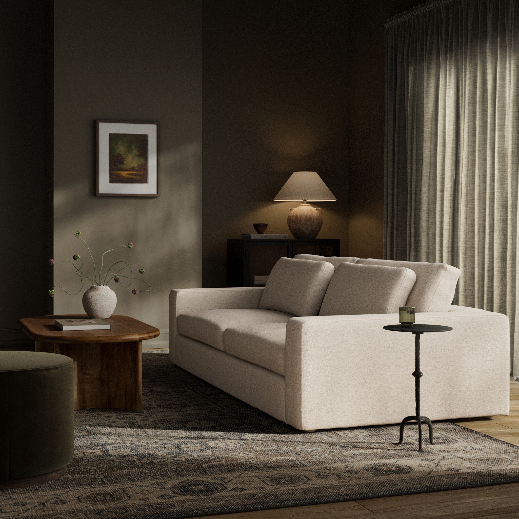 Bloor Sofa - Crypton Nomad Snow - Image 1