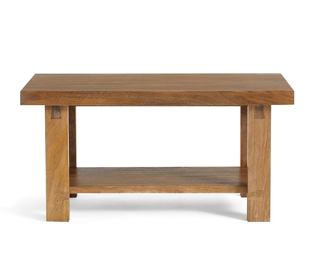 Reed Coffee Table, Antique Umber - Image 0