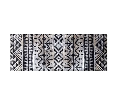 Lillia Washabale Floor Mat, 1.7 x 2.3', Black/Ivory - Image 3
