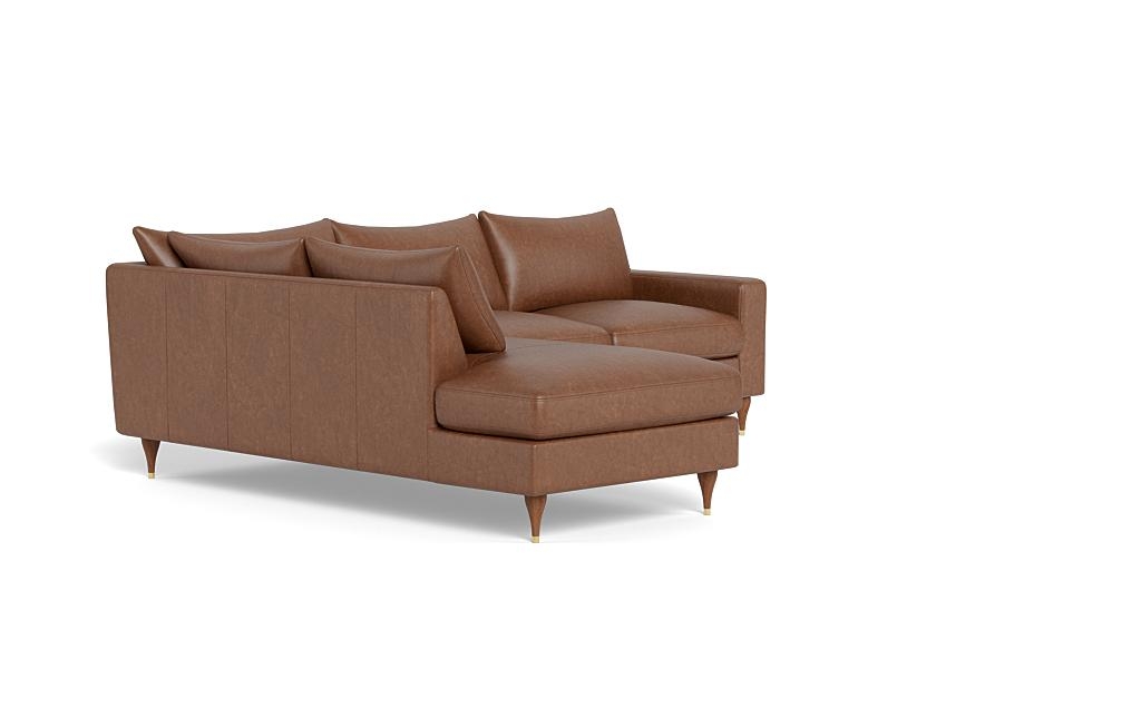 Sloan Leather 3-Seat Left Bumper Sectional - Image 1