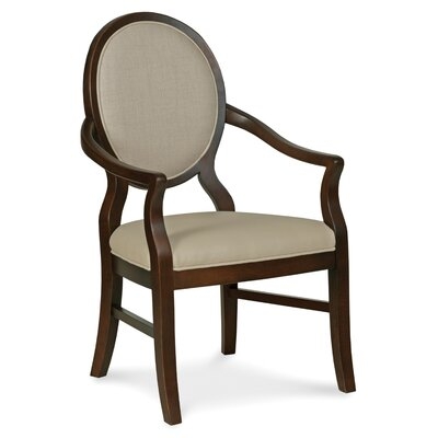 Upholstered King Louis Back Arm Chair - Image 0