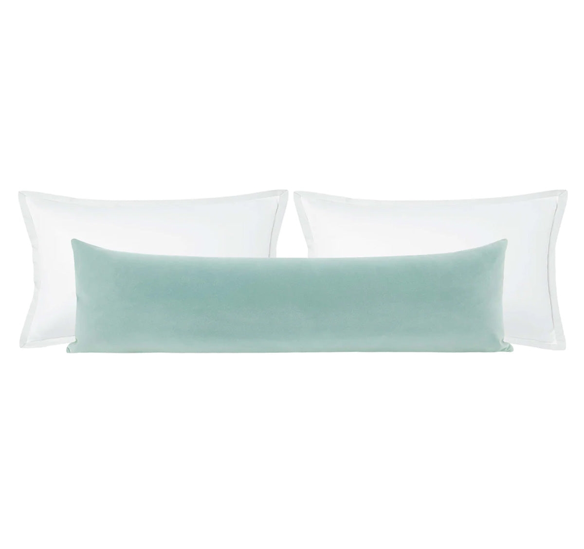 THE XL LUMBAR :: SIGNATURE VELVET // SPA BLUE - 14" X 48" - Image 0