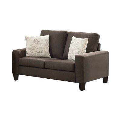 Fredreck 53" Wide Square Arm Loveseat - Image 0
