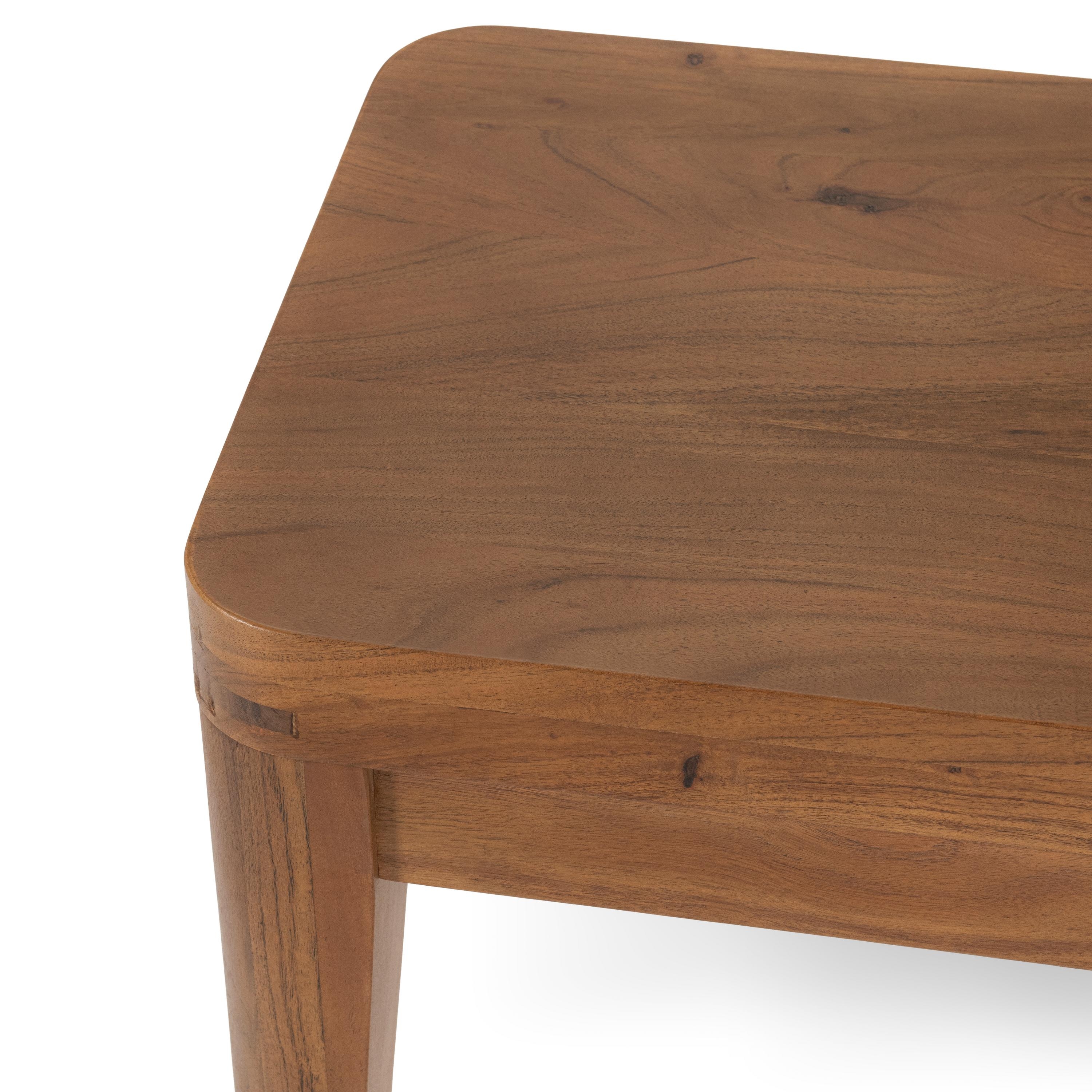 Arno Acacia Wood 64" Bench Natural - Image 3