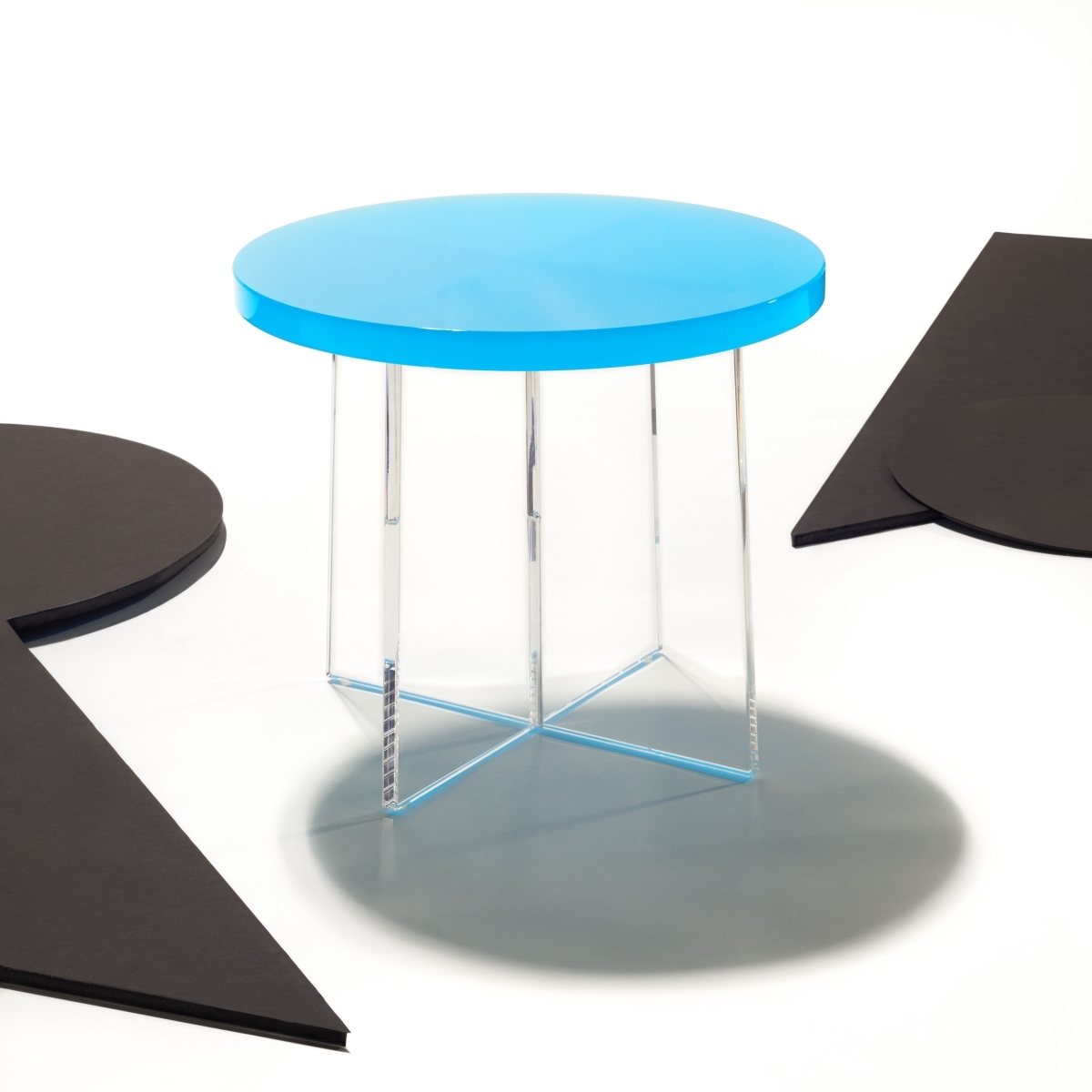 Edward Acryllic Accent Table - Turquoise - Image 1