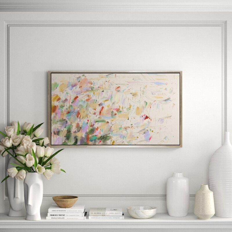 CHC Art, Inc. Blooms - Floater Frame Painting on Canvas - Image 0