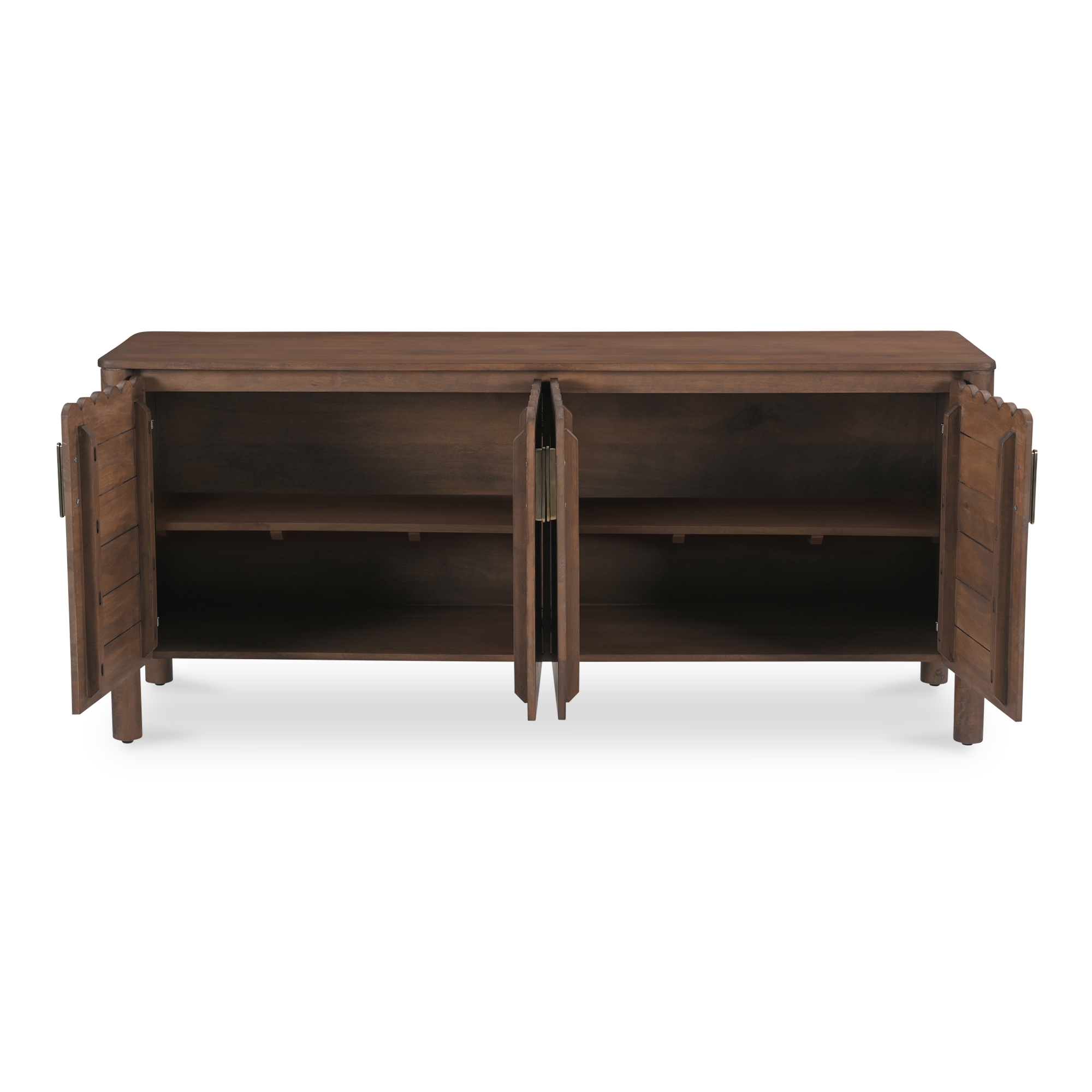 Wiley 4 Door Sideboard Vintage Brown - Image 1