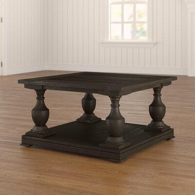 Floor Shelf Coffee Table with Storage - Image 0