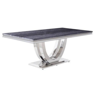 40.9" Pedestal Dining Table - Image 0