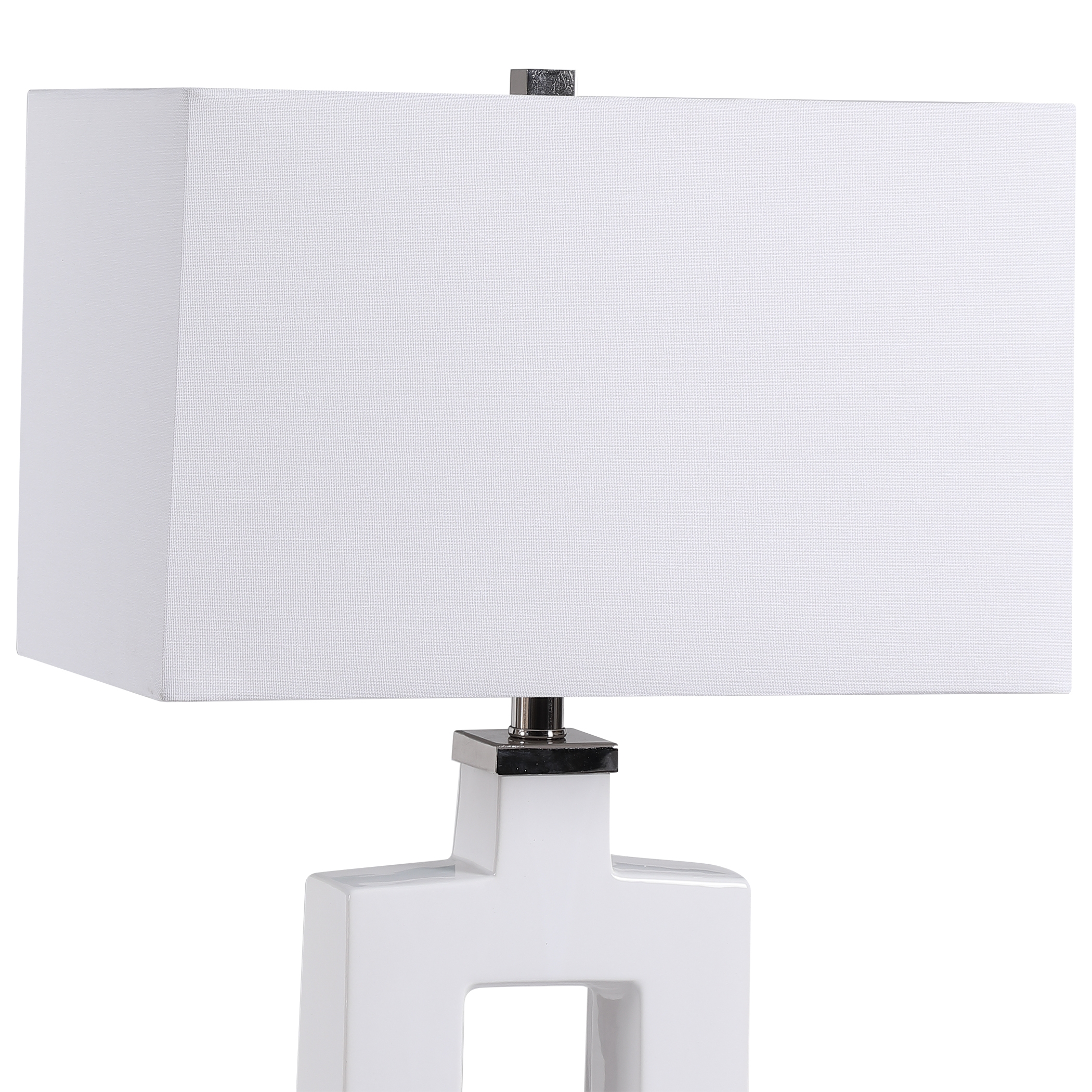 Entry Modern White Table Lamp - Image 3