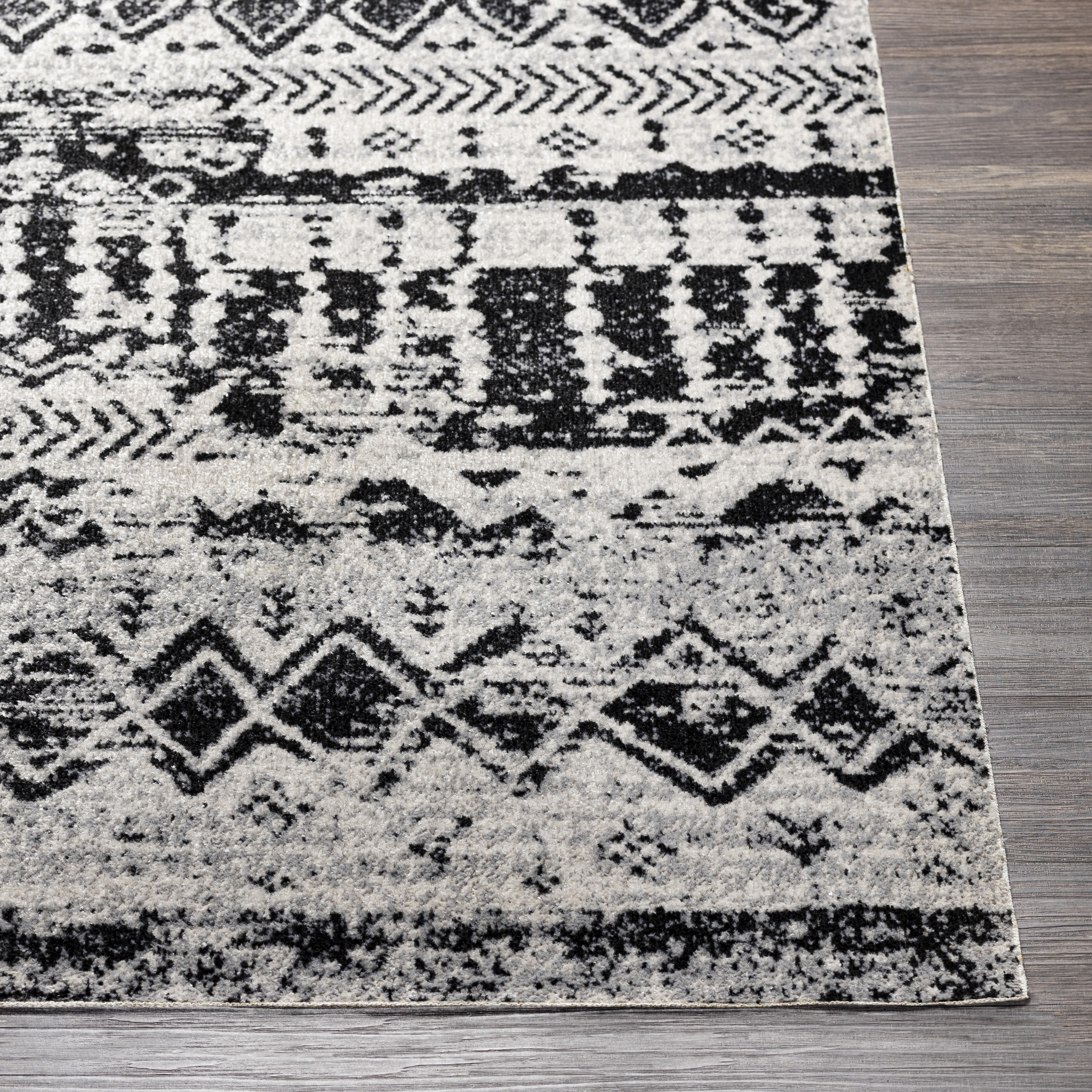 Lavadora Beige Indoor 2'7" x 7'3" Machine Woven Rug - Image 2