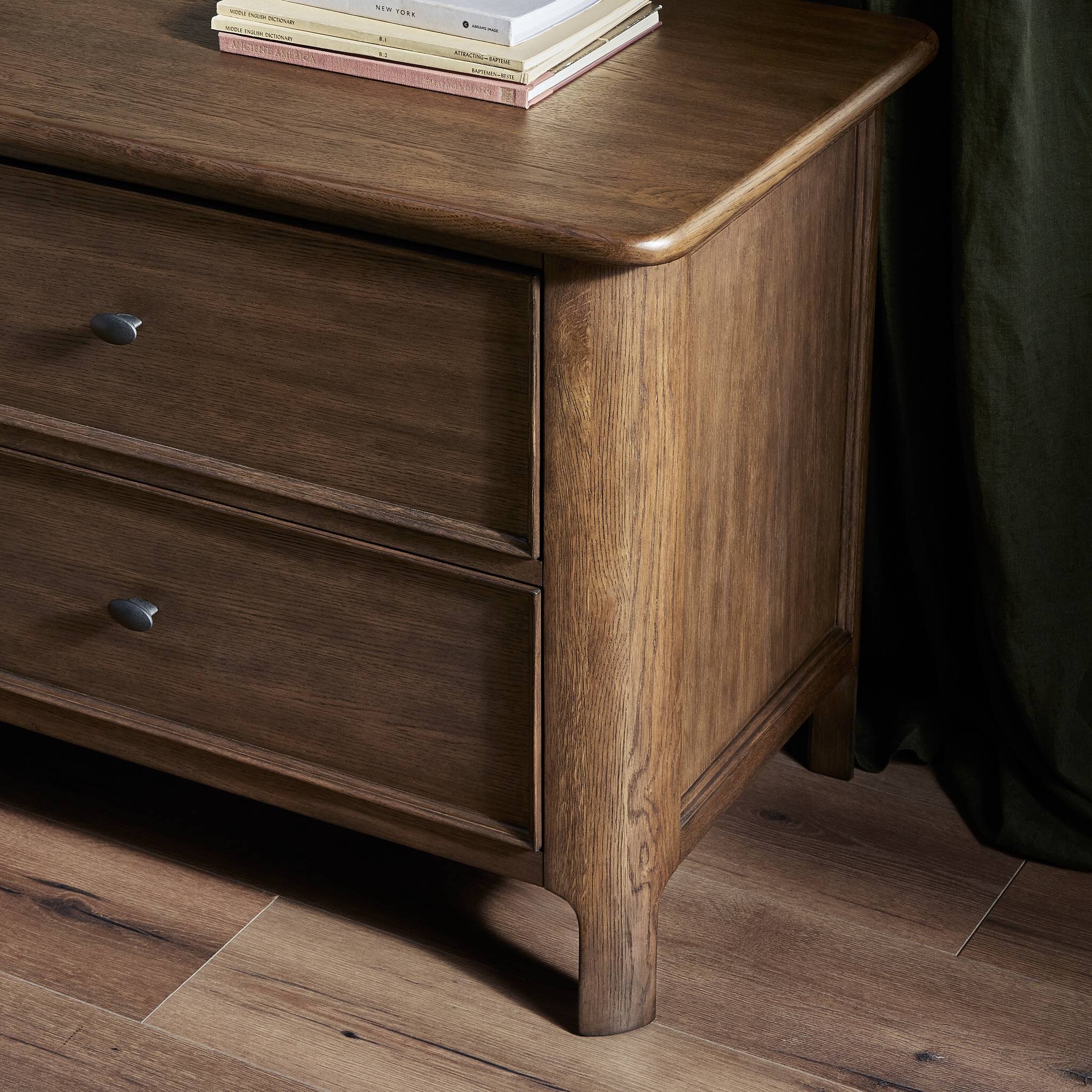 Russ Nightstand - Aged Oak - Image 14