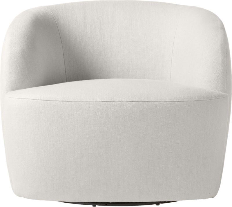 Gwyneth Grey Linen Chair - Image 1