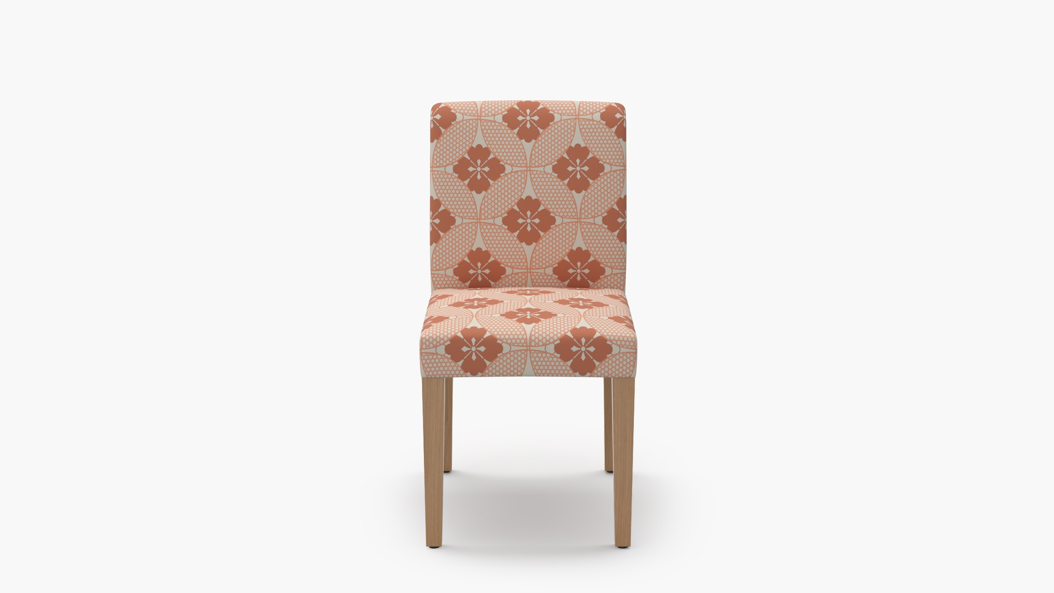Signature Dining Chair, Coral Solaire, Natural Square Tapered Leg - Image 0