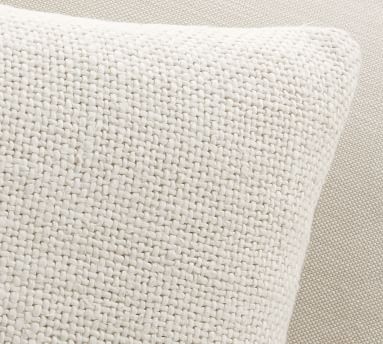 Faye Textured Linen Pillow Cover, 16 x 26", Midnight - Image 2