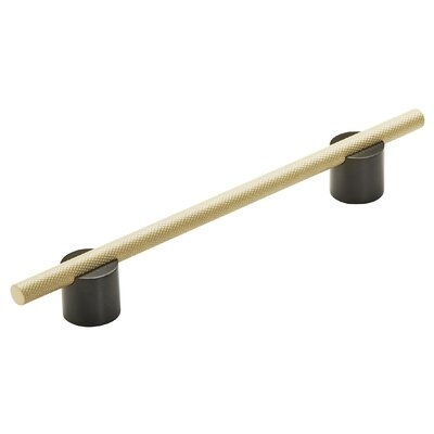 Transcendent 6-5/16 In (160 Mm) Center-To-Center Matte Gold Cabinet Pull - Image 0