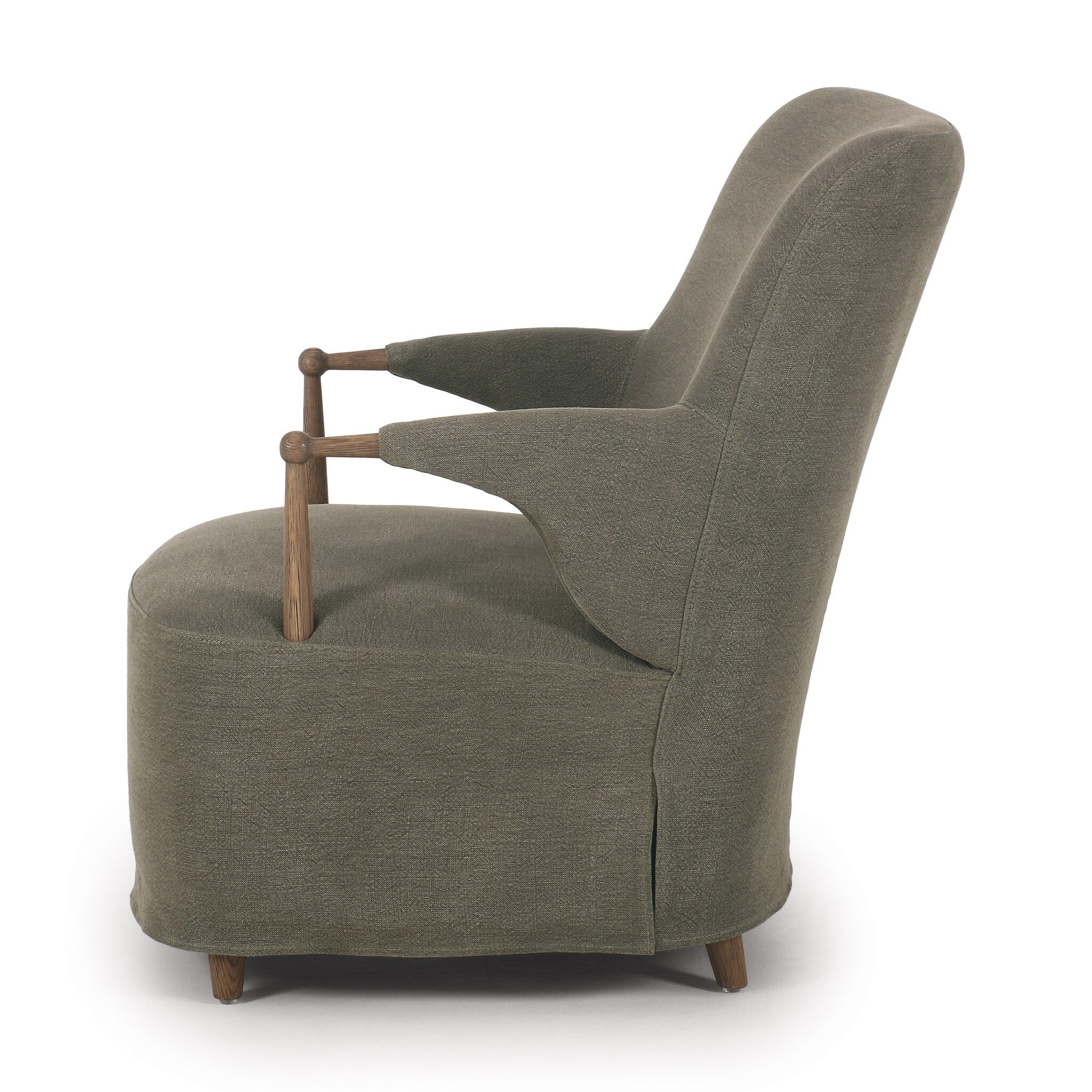 Brently Chair - Broadway Olive by Amber Lewis x Four Hands - Image 12