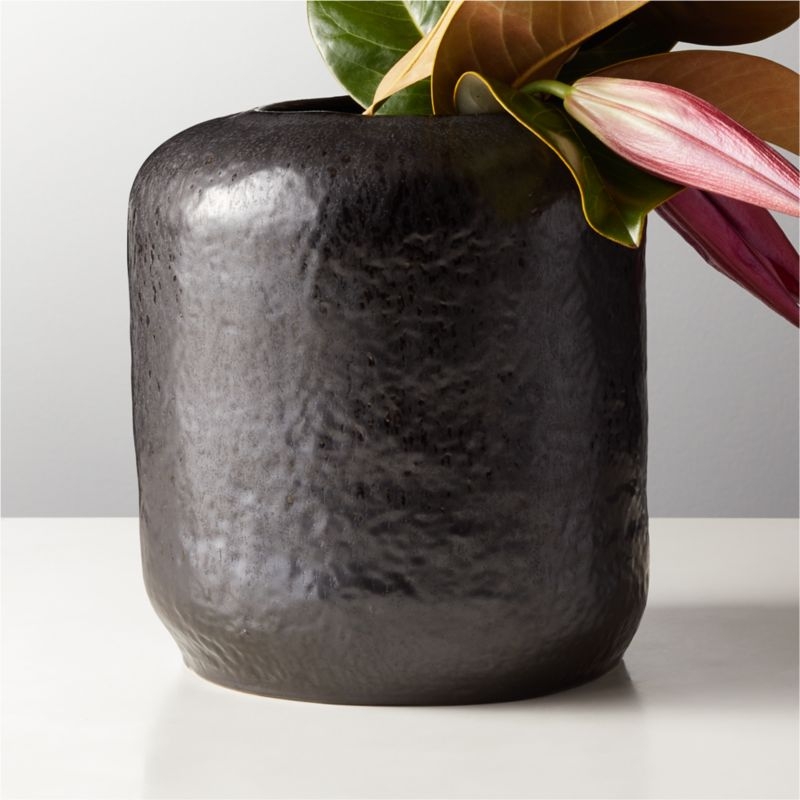 La Brea Black Reactive Vase - Image 1