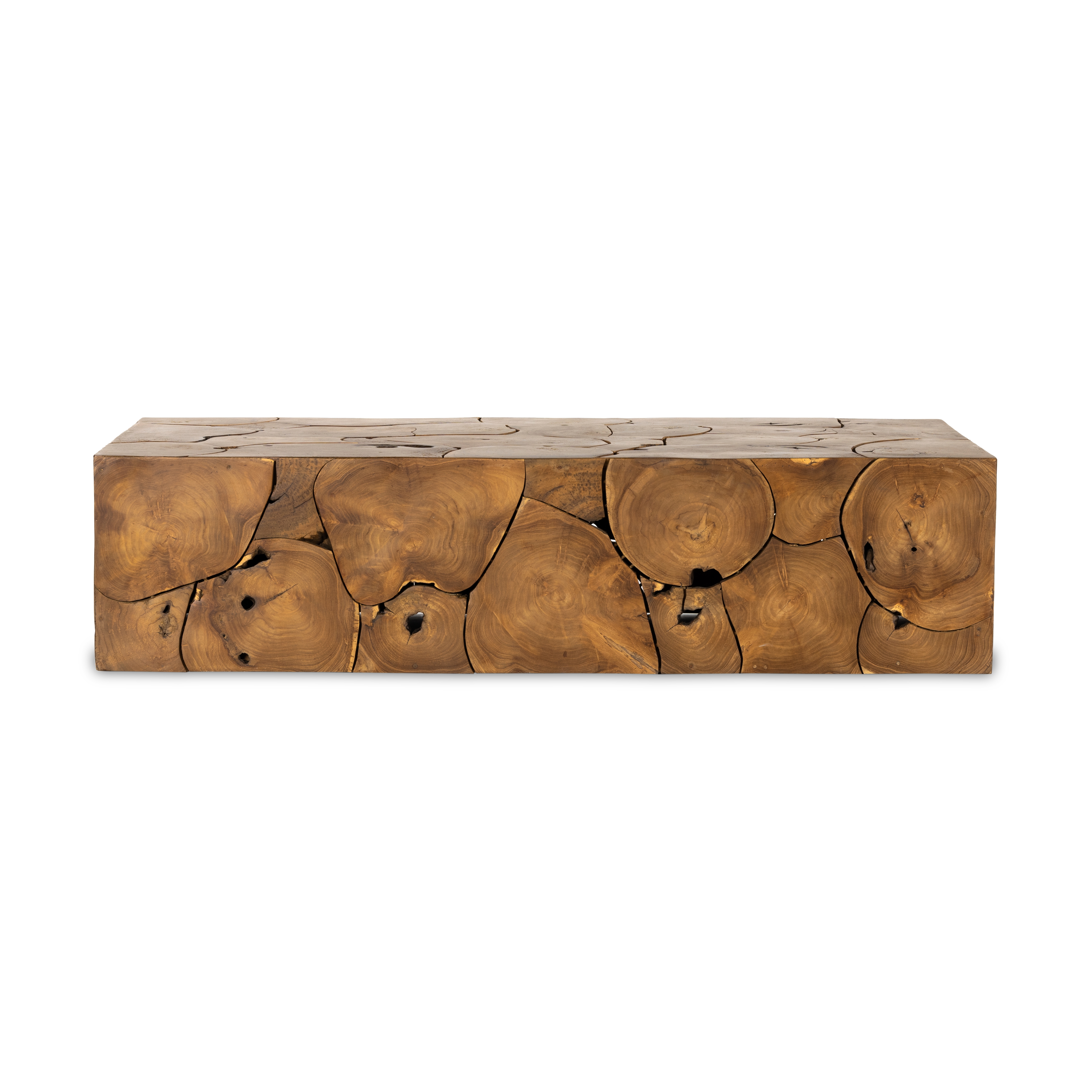 Tomlin Outdoor Coffee Table - Teak Root - Image 3