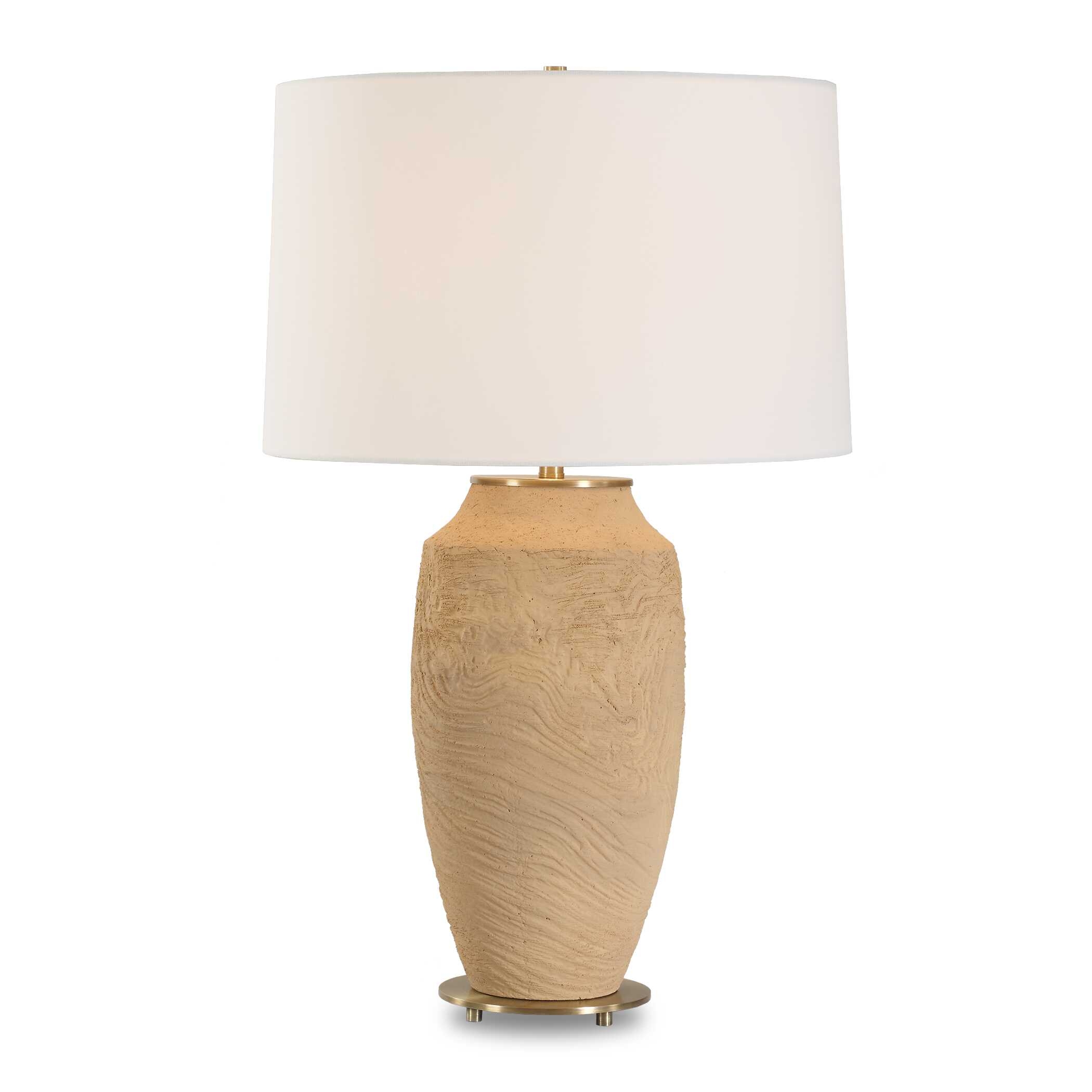 Sandstone Flow Terracotta Table Lamp - Image 0