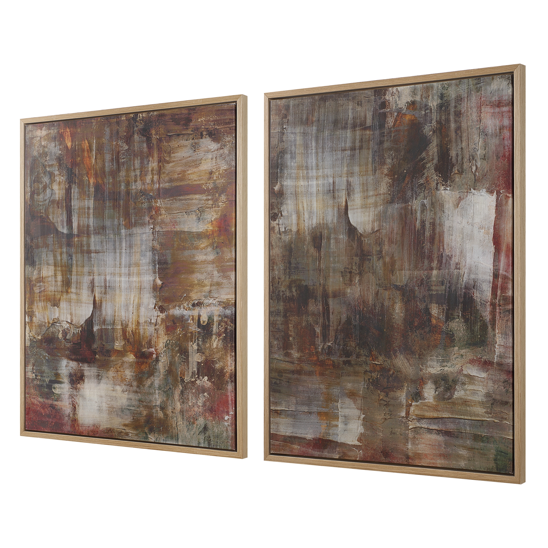 Molten Patina Framed Canvases Set/2 - Image 3