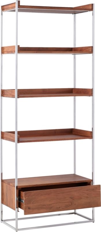 Brace Natural Wood Bookcase - Image 5