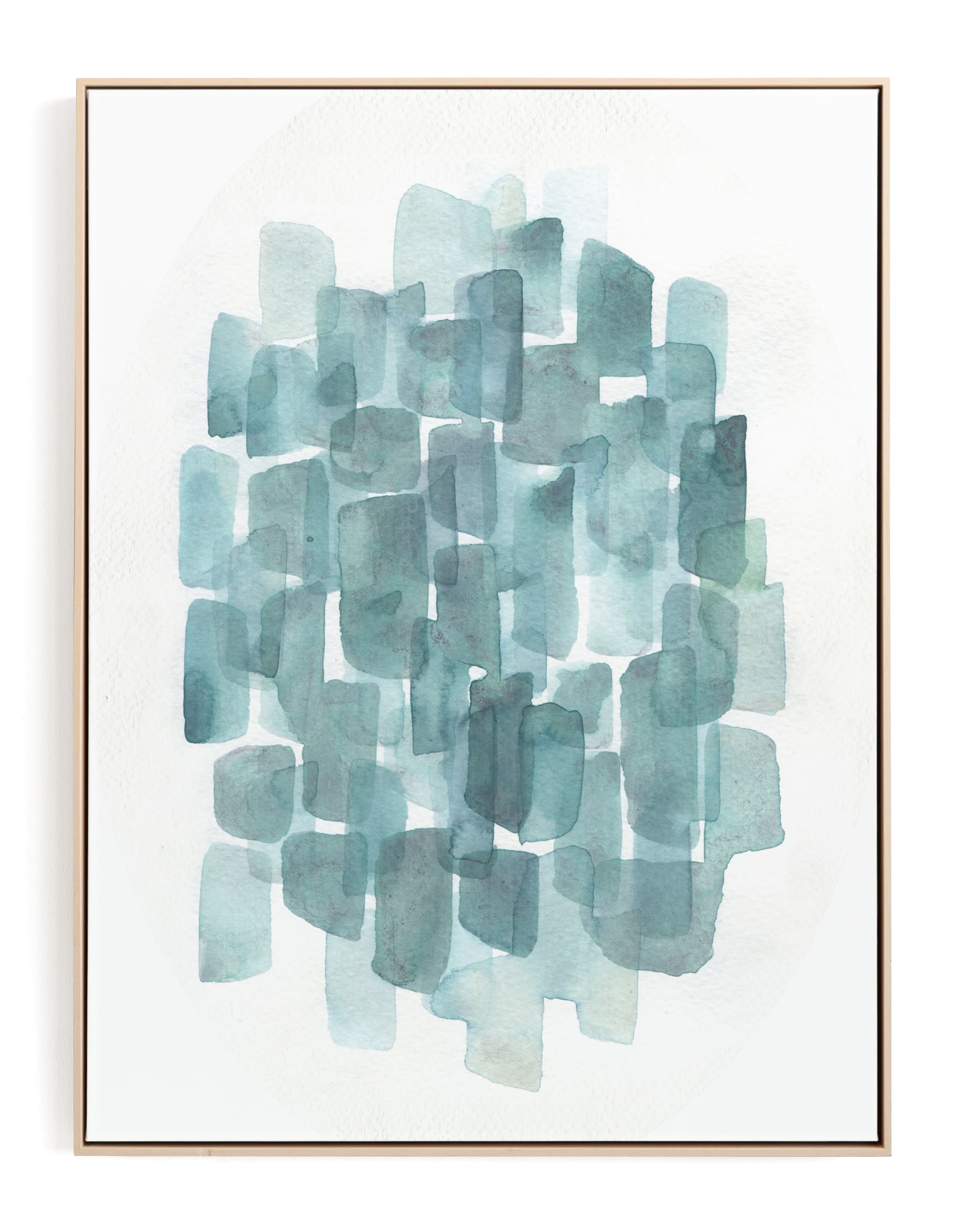 Steely Blues Art Print - Image 0