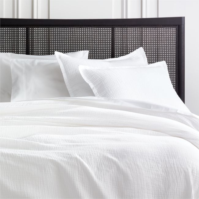 Alto Organic Cotton White King Duvet Cover - Image 0