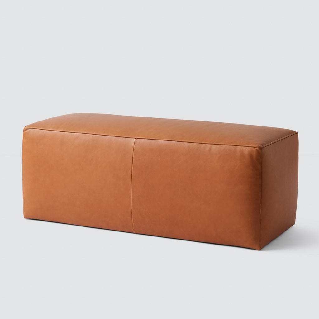 The Citizenry Torres Leather Bench | Caramel - Image 0