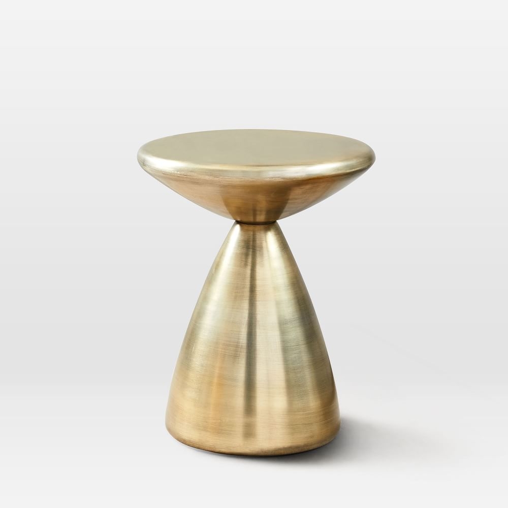 Cosmo Side Table, Antique Brass - Image 0