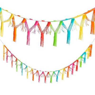 Fiesta Fringe Tissue Garland - Party Decor - 1 Piece - Image 0