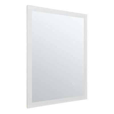 Latitude Run® 30X36 Round Aluminum Bathroom Mirror With LED Lighting (Touch Sensor) Anti-Fog, Warm/Cool Light Feature. - Image 0