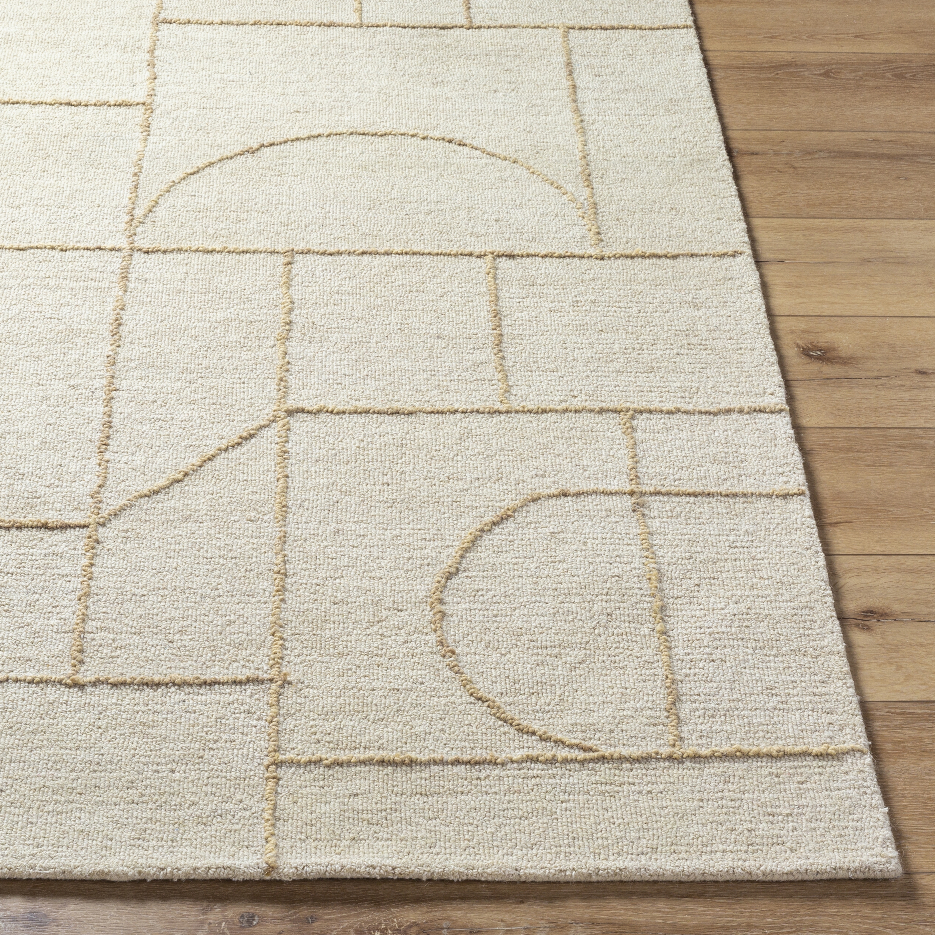 Jules Beige Indoor 2' x 3' Handmade Rug - Image 2