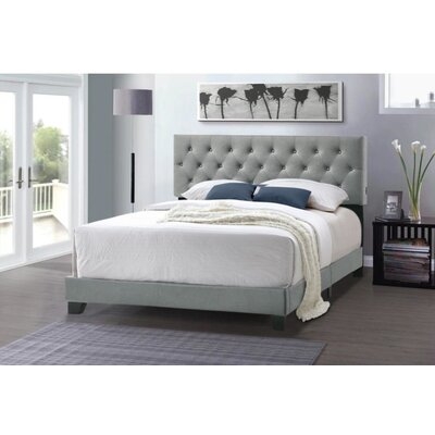 Ide Tufted Upholstered Low Profile Standard Bed - Image 0