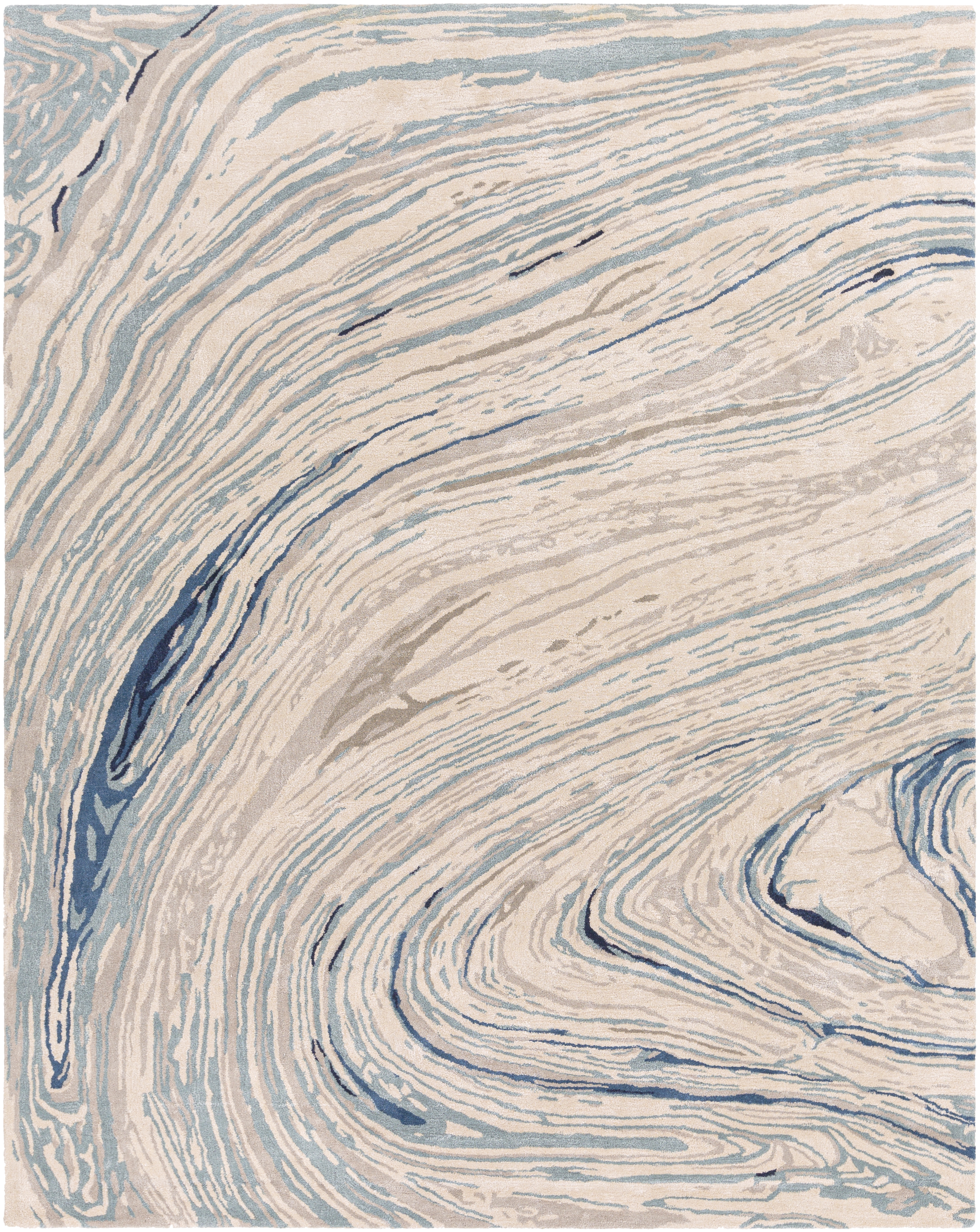 Kavita Beige Indoor 8' x 10' Handmade Rug - Image 0