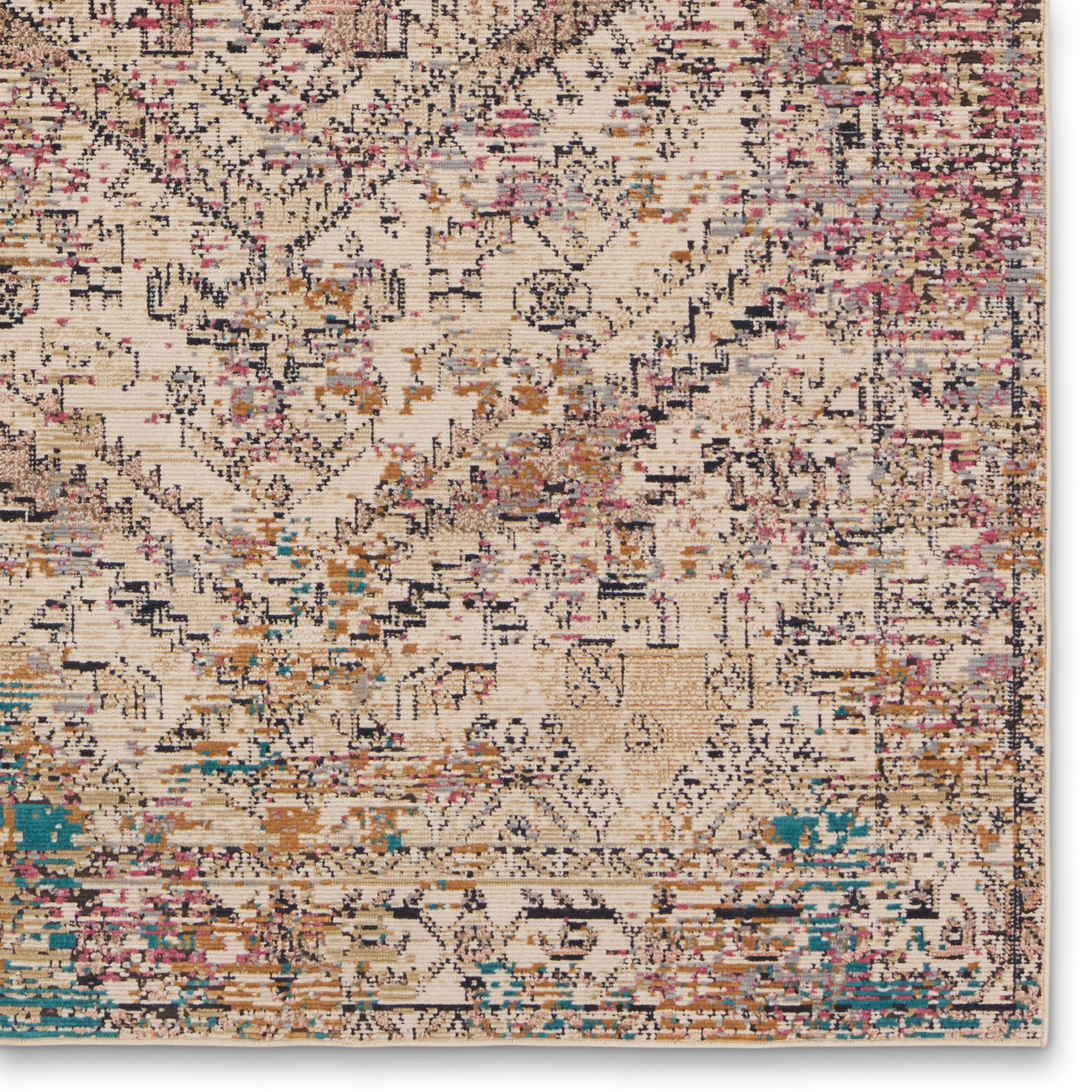 Vibe by Armeria Indoor/Outdoor Medallion Multicolor/ Ivory Area Rug (8'X10') - Image 3