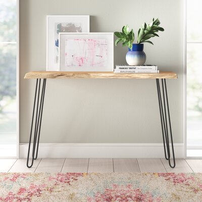 Bexton Live Edge Hairpin Console Table - Image 0