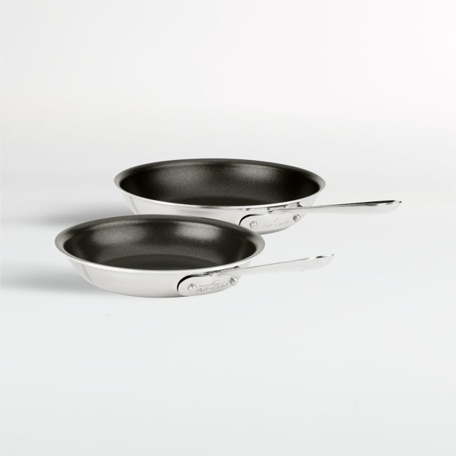 All-Clad ® d3 Stainless Non-Stick Fry Pans, Set of 2 - Image 0