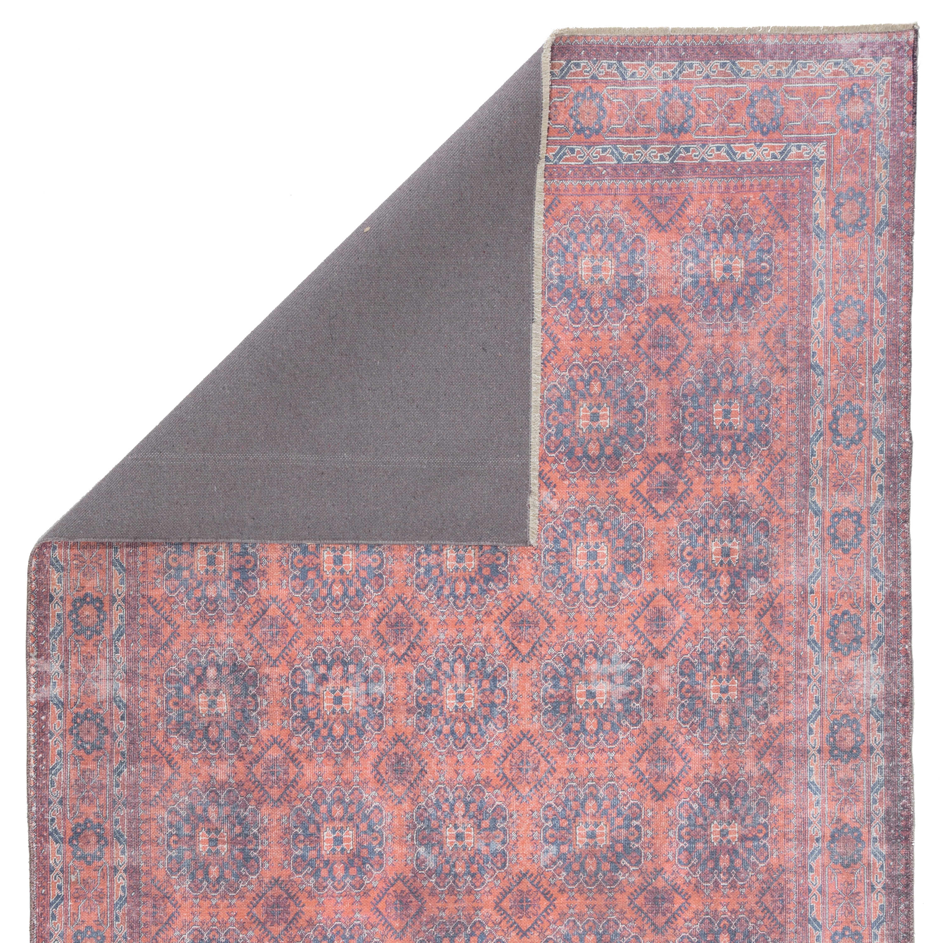 Shelta Oriental Blue/ Red Area Rug (8'10"X11'9") - Image 2