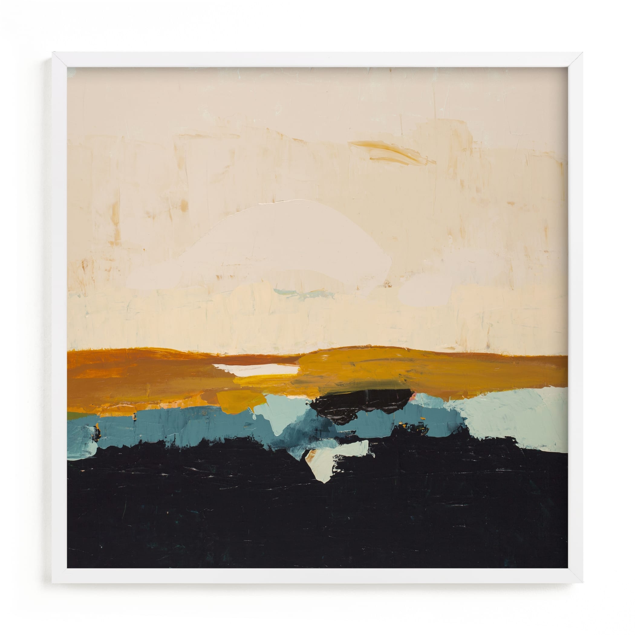 Yellow Seascape Open Edition Fine Art Print - Image 0