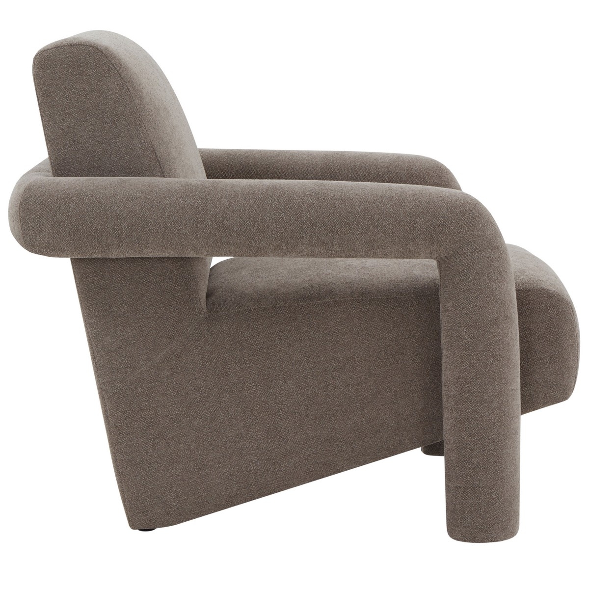 Faylin Boucle Accent Chair - Brown - Image 3