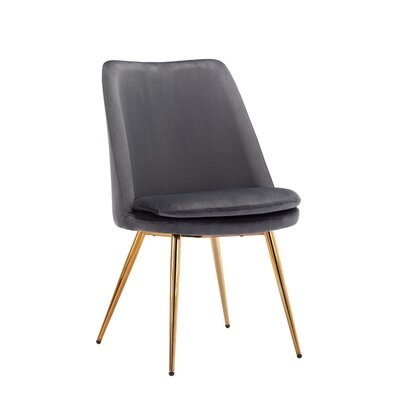 Menton Velvet Upholstered Side Chair - Image 0