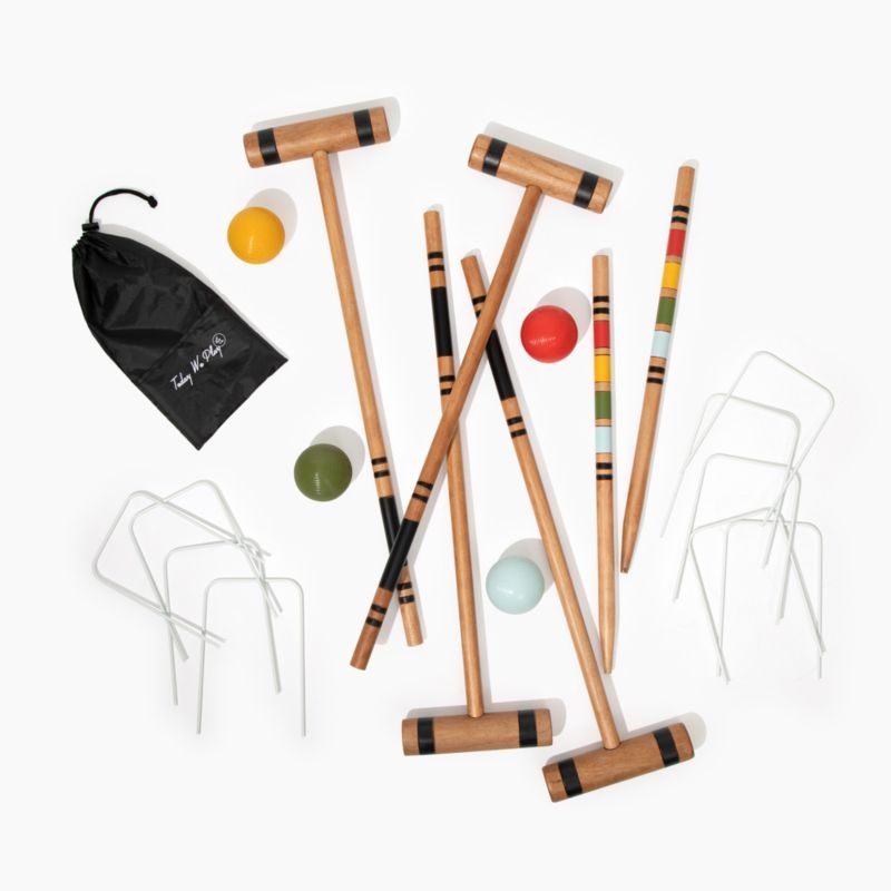 Croquet Outdoor Game Set - Image 1