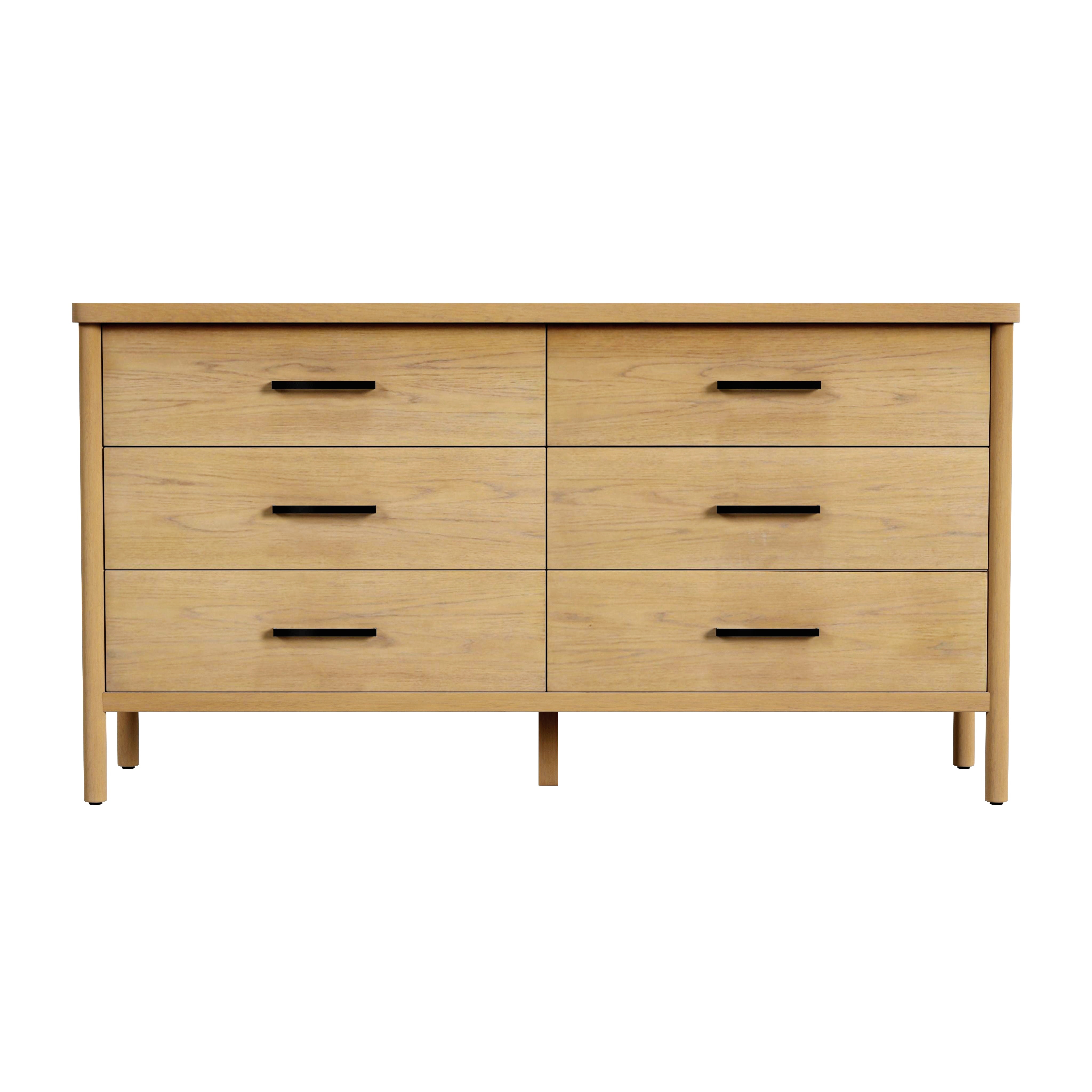 Lennon Light Natural Wood Dresser - Image 3