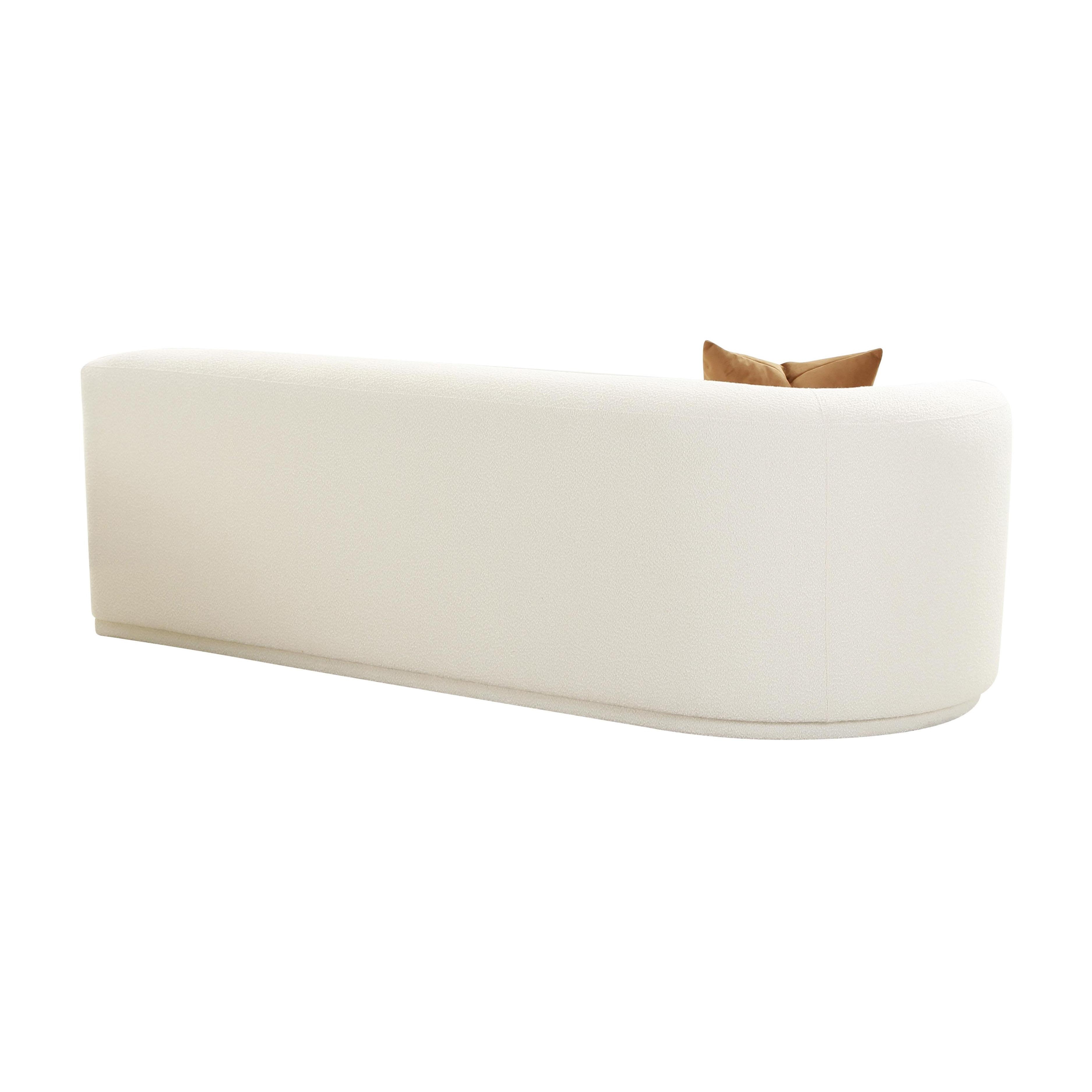 Fickle Cream Boucle Modular LAF Loveseat - Image 3