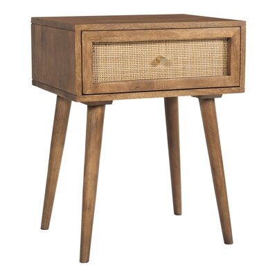 Aziz Solid Wood End Table with Storage - Image 0